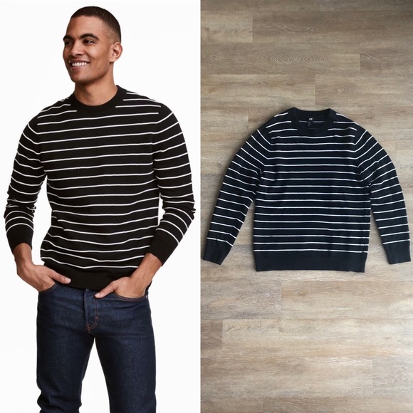 H&M Other - H&M Jacquard-Knit Stripe Sweater